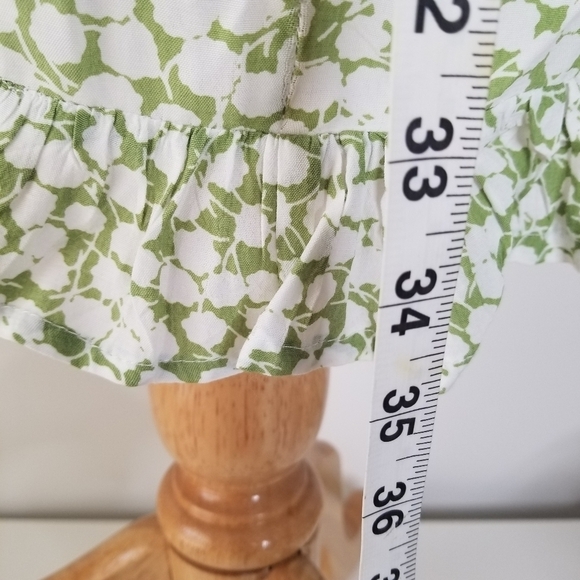 Faithfull the Brand Lou Lou Avocado Green Bella Floral Button Up Mini Dress 6 - Picture 3 of 16